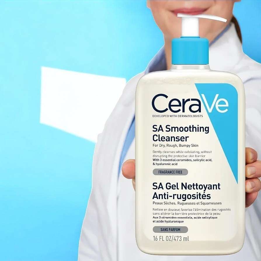cerave sa smoothing cleanser 