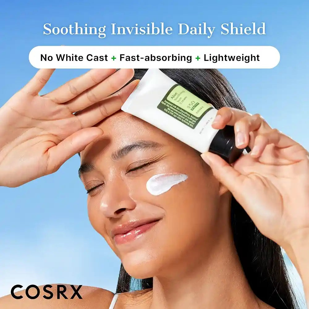 cosrx aloe soothing sun cream spf50