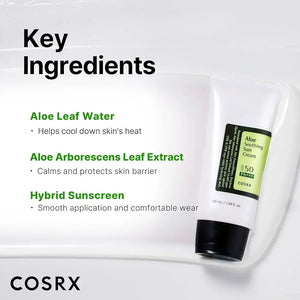 cosrx aloe soothing sun cream spf50+ pa+++