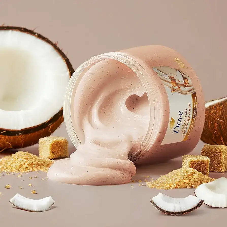 dove body brown sugar & coconut butter scrub