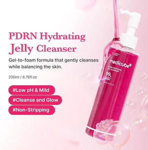 medicube pdrn gel to foam cleanser