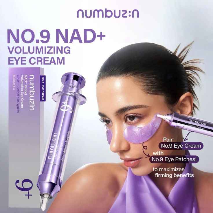 Numbuzin No.9 NAD+ Retinol Volumetox Eye Cream 10ml
