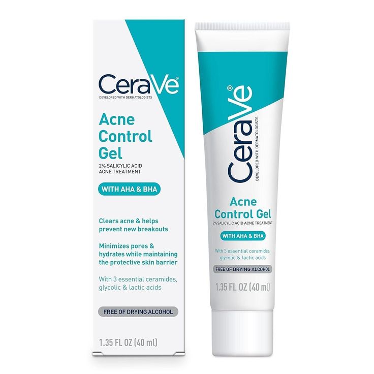CeraVe Acne Control Gel 2% Salicylic Acid – Oil-Free Acne Treatment (30ml)