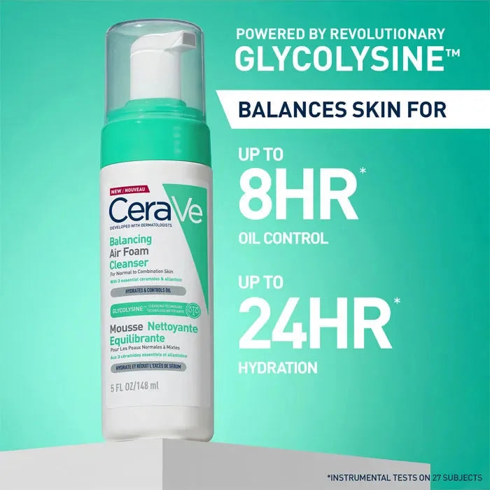 CeraVe Balancing Air Foam Facial Cleanser 5oz