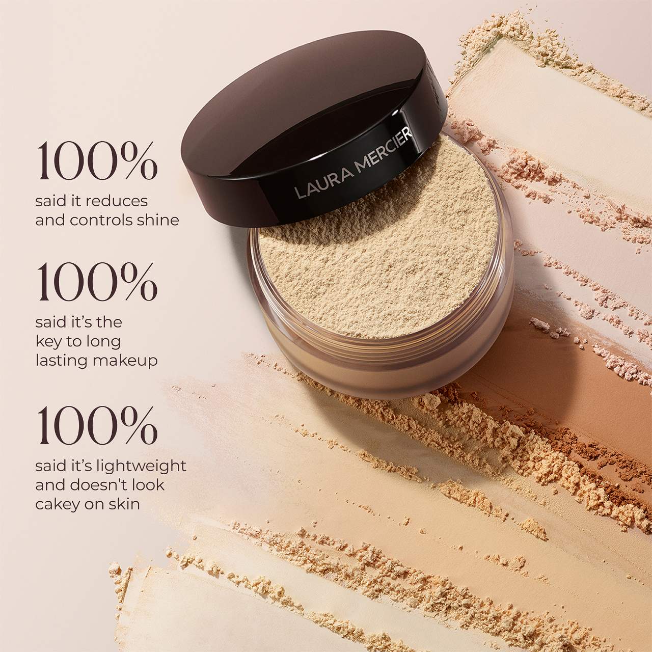 Laura Mercier loose setting powder with matte finish Pakistan