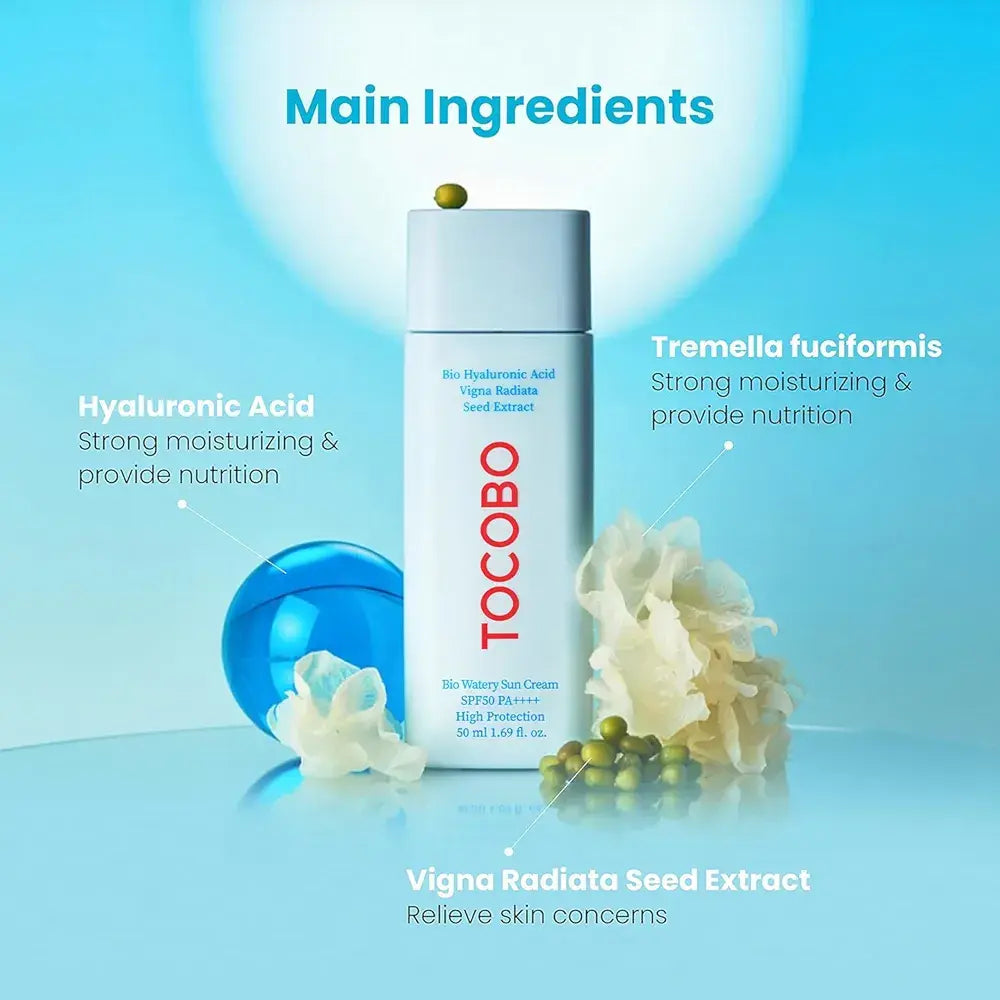 tocobo bio watery sun cream ingredients