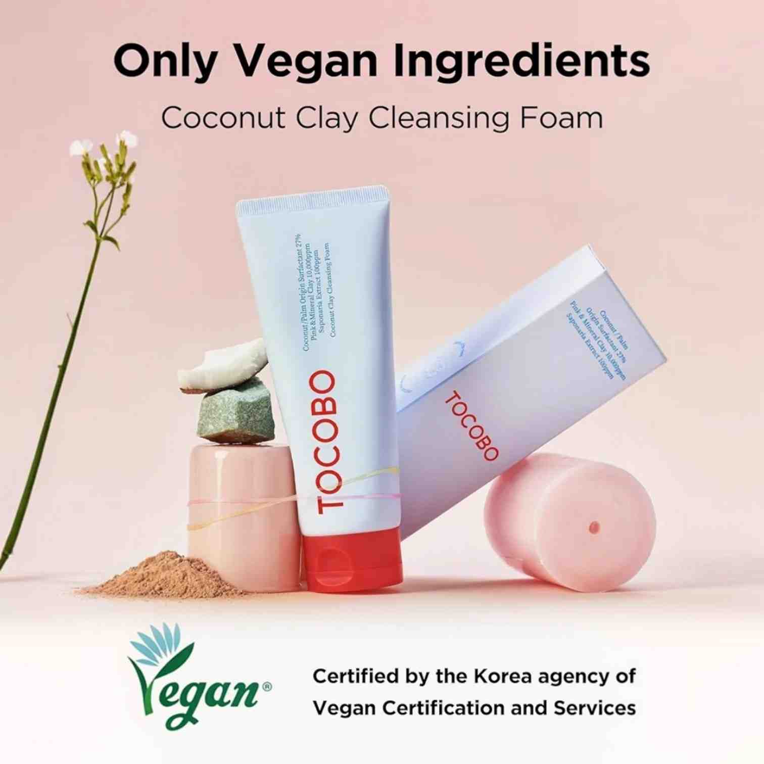 tocobo coconut clay cleansing foam ingredients